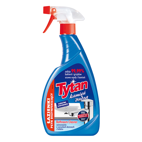 Рідина для миття ванних кімнат TYTAN (камінь та іржа) спрей, 500г